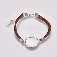 Creazione di braccialetti in finta pelle scamosciata&nbsp;MAK-WH0007-01E