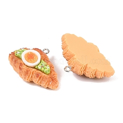 Непрозрачные подвески из искусственной смолы&nbsp;RESI-P049-01B-P