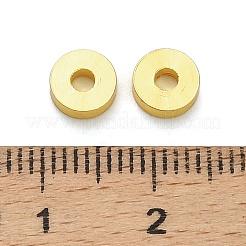 Плоские круглые латунные бусины KK-A276-06G