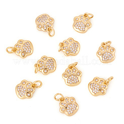 Латунные микропаве прозрачные кубические циркониевые подвески X1-RJEW-T063-38G-NF