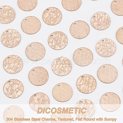 40 шт. 2-х цветные подвески из нержавеющей стали 304&nbsp;STAS-DC0012-46