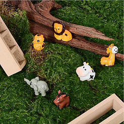 18 шт. 6 стиля смоляные 3D украшения в виде животных&nbsp;AJEW-SP0002-15