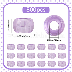 800cs прозрачные пластиковые бусины&nbsp;KY-SP0001-52D