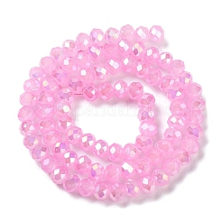 Запекание гальванических нитей стеклянных бусин&nbsp;DGLA-A039-J6MM-B18