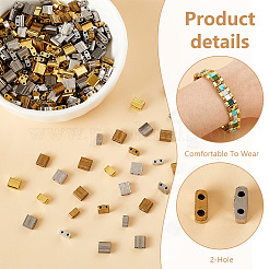 320 шт. 8 вида непрозрачных стеклянных бусин SEED-PH0001-99