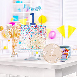 2 пакет ежемесячных карточек с информационным знаком для малышей из МДФ&nbsp;DIY-CA0007-94