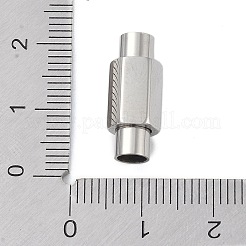 Fermoirs magnétiques en acier inoxydable 304 résistant au ternissement avec emembouts collées&nbsp;STAS-K282-01A-P