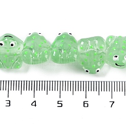 Нити прозрачных бусин из стеклянной эмали GLAA-B021-05B