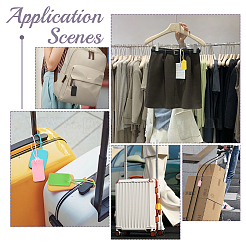 120 шт. 6-цветные пластиковые противоугонные пряжки&nbsp;ODIS-GO0001-07