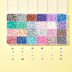 168 г 24 вида бусин ручной работы из полимерной глины CLAY-FS0001-38