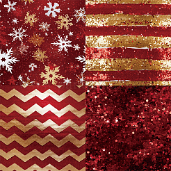 24 Stück 12 Stile helle Scrapbook-Papierblöcke&nbsp;DIY-CP0011-57C