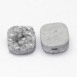Galvanizadas druzy natural de cristal de cuarzo&nbsp;G-G888-05E