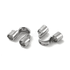 変色しない304ステンレス鋼ワイヤーガーディアンおよびプロテクター  ステンレス鋼色  5x7x2mm  穴：1.6mm&nbsp;STAS-P319-19B-P