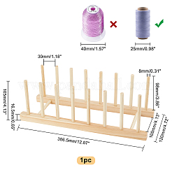 16 Garnrollenständer aus Massivholz&nbsp;ODIS-WH0025-50