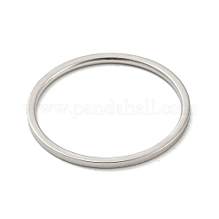 Anello semplice a fascia in acciaio inossidabile 304 antiossidante per uomo e donna&nbsp;RJEW-F152-05P-C