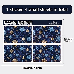 ПВХ пластиковые водонепроницаемые наклейки для карт DIY-WH0432-060