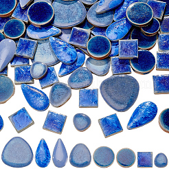 500 g 4 verschiedene runde Porzellan-Cabochons&nbsp;DIY-SP0007-69