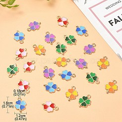 25шт 5 цвета сплава эмалевые подвески&nbsp;ENAM-YW0003-83