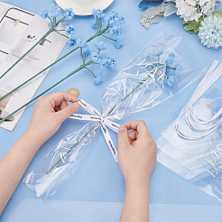 Хлопок вязание искусственный цветок гипсофилы AJEW-WH0314-414A