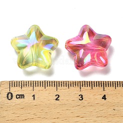 Уф-покрытие прозрачные акриловые бусины OACR-P030-02A-M