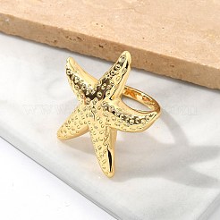 Латунные перстни для женщин RJEW-U041-22G