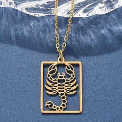 Collana in acciaio inossidabile 304&nbsp;LS-NJEW-D330-01G-08