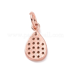 Ottone micro spianare pendenti zirconi&nbsp;KK-I614-064RG