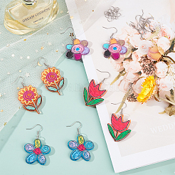 Наборы для изготовления сережек с подвесками своими руками&nbsp;DIY-FH0002-80