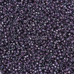 MIYUKIデリカビーズ  シリンダー  日本製シードビーズ  11/0  （db0279)クランベリー裏地エメラルド光沢  1.3x1.6mm  穴：0.8mm  約2000PCS /ボトル  10 G /ボトル&nbsp;SEED-JP0008-DB0279
