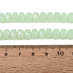 Chapelets de perles en verre imitation jade&nbsp;GLAA-Q114-01A-C04