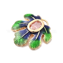 Латунные микро проложить кубического циркония подвески&nbsp;KK-A277-04G-01