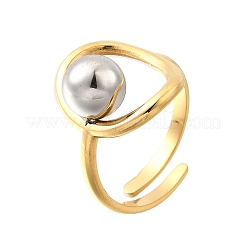 Кольца-манжеты из нержавеющей стали 304 для женщин&nbsp;RJEW-V014-02GP