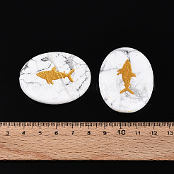 Natur Howlite Cabochons&nbsp;G-T143-28N
