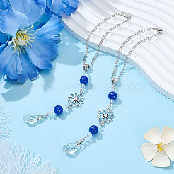 2 шт. подвеска из сплава в виде цветка&nbsp;HJEW-ME0001-07B