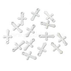 Dijes de cruz pequeños de acero inoxidable 304 que no se deslustran&nbsp;STAS-H149-05P