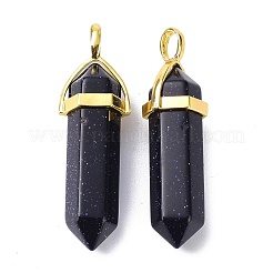 Synthetische blaue goldstone spitze Anhänger&nbsp;G-G025-01G-25