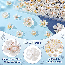 56 шт. 8 стиля пластиковых и смоляных кабошонов&nbsp;FIND-TA0008-28