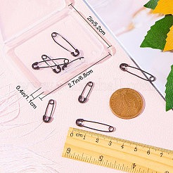 4 пара серег-колец в форме английской булавки из стерлингового серебра 2 размера 925 для женщин EJEW-BBC0001-12A