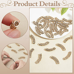 30 шт. изогнутые трубчатые бусины из сплава&nbsp;FIND-PH0022-67B