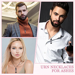 1шт. стеклянная урна для пепла в виде колонны&nbsp;NJEW-DR0001-05EB