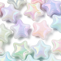 20шт акриловые бусины с УФ-покрытием&nbsp;MACR-YW0004-23