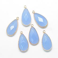 Натурального белого нефрита подвески G-S221-15G