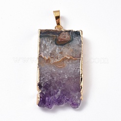 Подвески из натурального окрашенного аметиста G-I251-11G