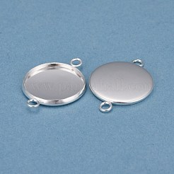Connecteurs cabochons en acier inoxydable 201&nbsp;STAS-F191-15S-G