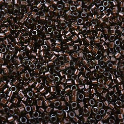 MIYUKIデリカビーズ  シリンダー  日本製シードビーズ  11/0  （db1710)カッパーパールライニングオリーブ  1.3x1.6mm  穴：0.8mm  約2000PCS /ボトル  10 G /ボトル&nbsp;SEED-JP0008-DB1710