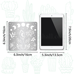 Трафареты для штампов из нержавеющей стали DIY-WH0238-106