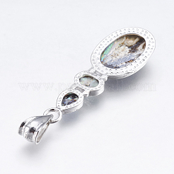 Кулон с панцирем&nbsp;SSHEL-P014-19