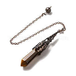 Натуральный маятник с тигровым глазом большие подвески G-H285-06R-02