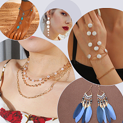 600 шт. 6 стиля латунная булавка для глаз KK-SP0001-74