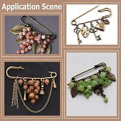 30шт железная брошь выводы&nbsp;FIND-SC0020-46AB